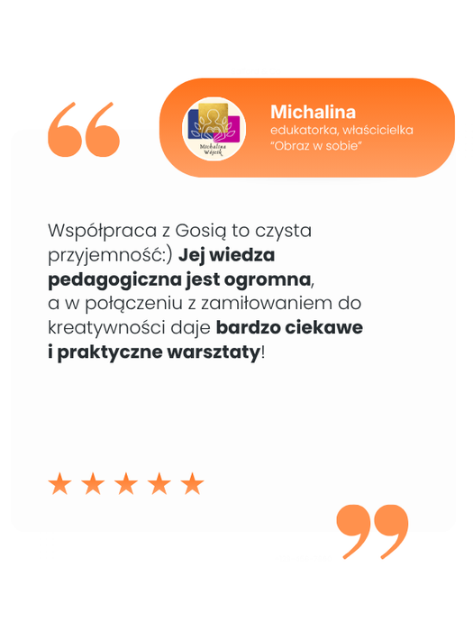 opinia uczestnika warsztatów rozwojowych Kraków